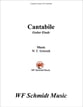 Cantabile Guitar and Fretted sheet music cover